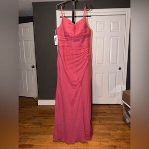 Elegant Women's Pink Maxi Dress